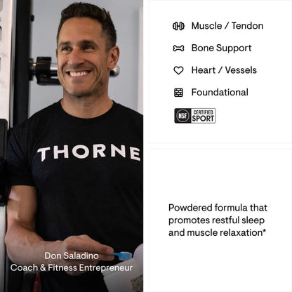 Magnesium bisglycinate for muscle relaxation