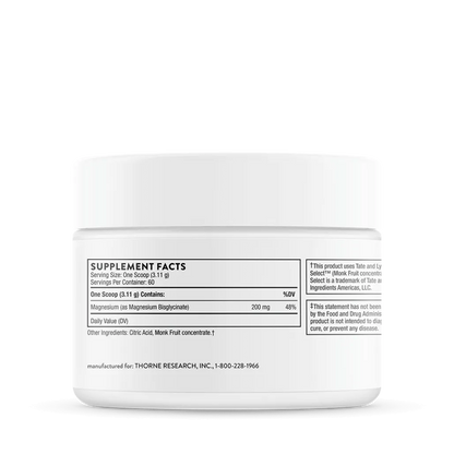Shop for Thorne Magnesium Bisglycinate NSF 6.5 oz