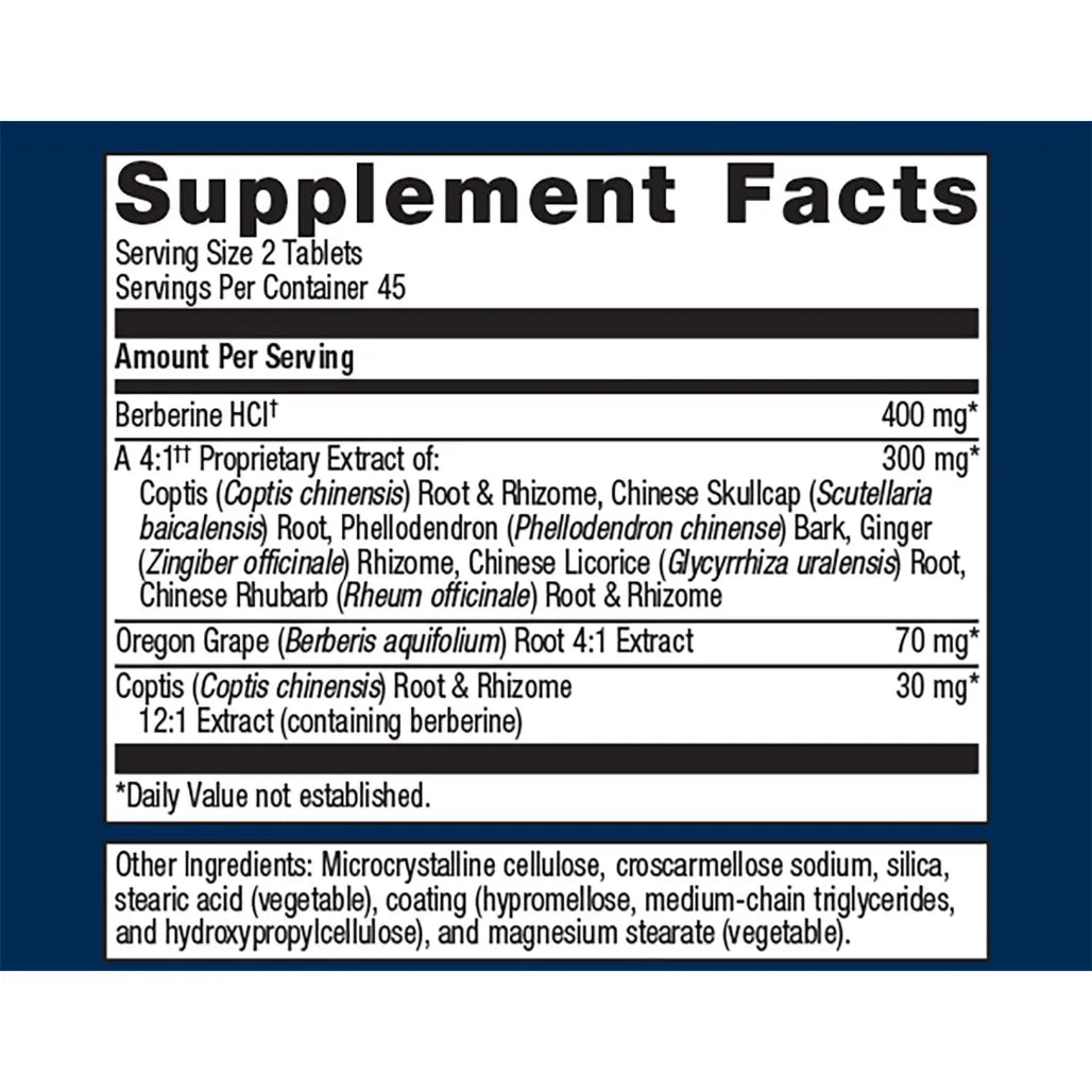 Metagenics Candibactin-BR supplement facts