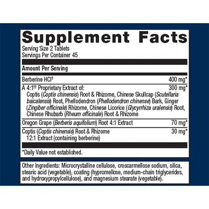 Metagenics Candibactin-BR supplement facts