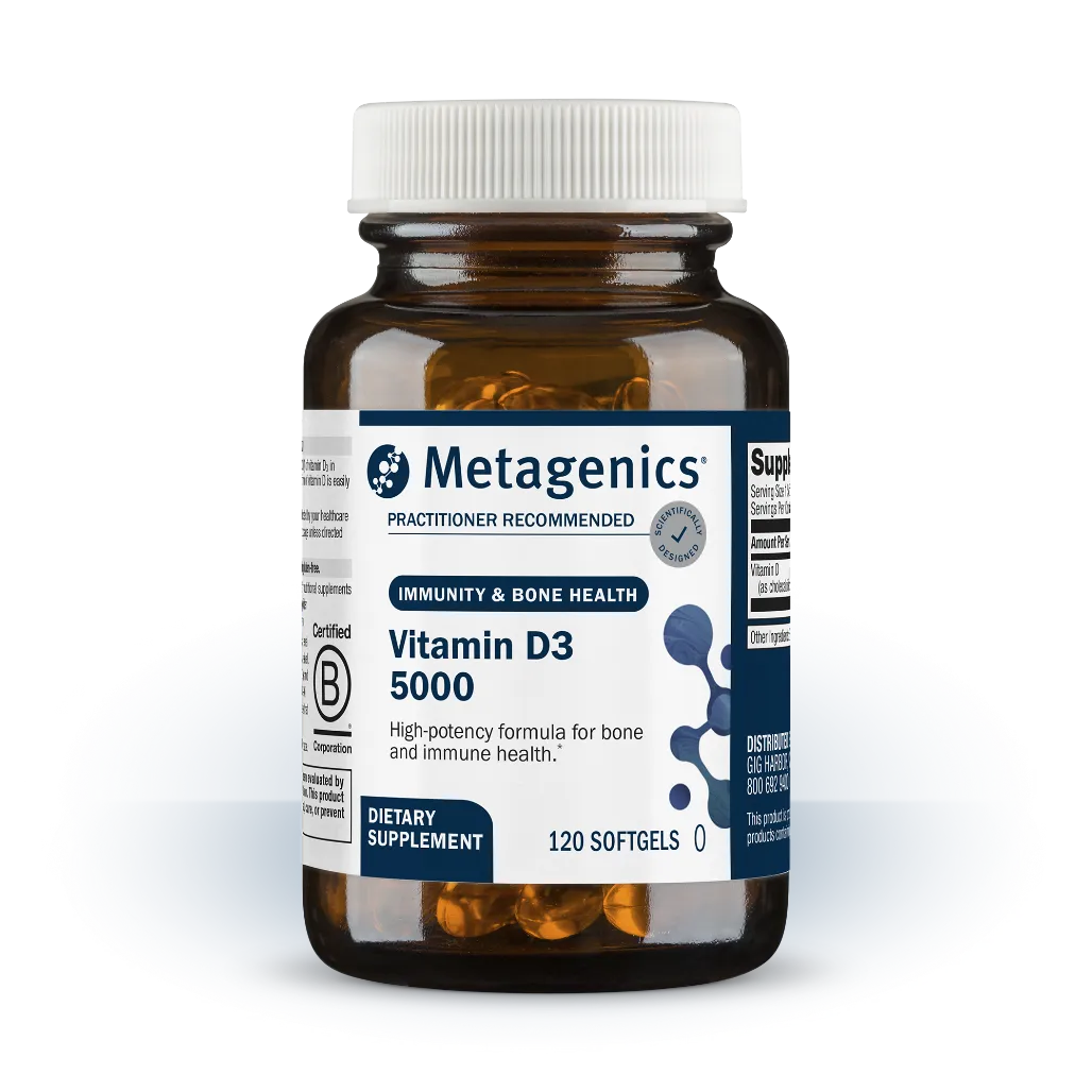 Metagenics D3 5,000 IU 120 Softgels