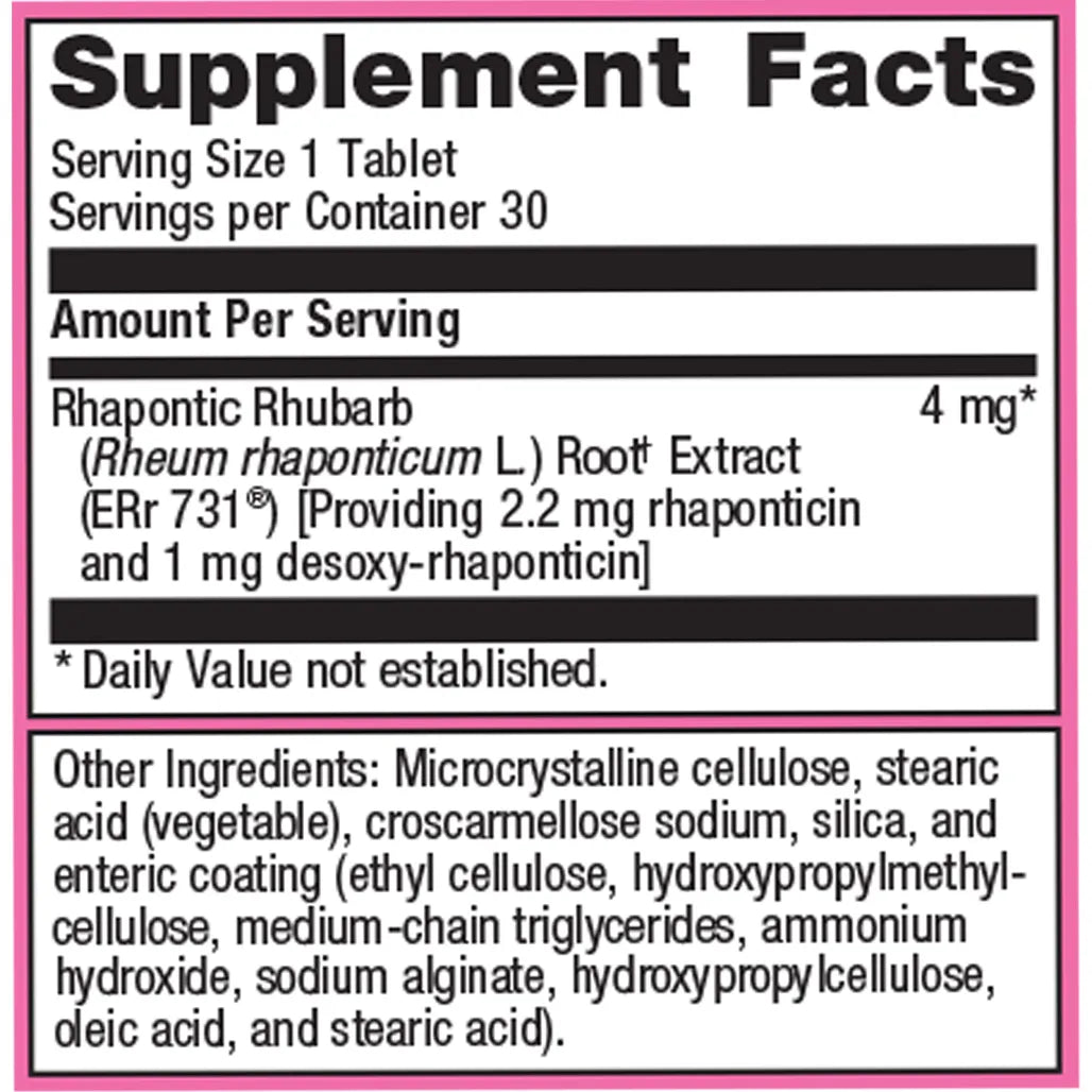 Metagenics Estrovera supplement facts