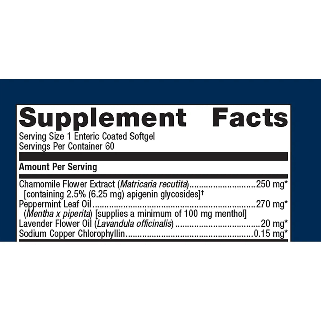 Metagenics InteSol 60 Softgels supplement facts