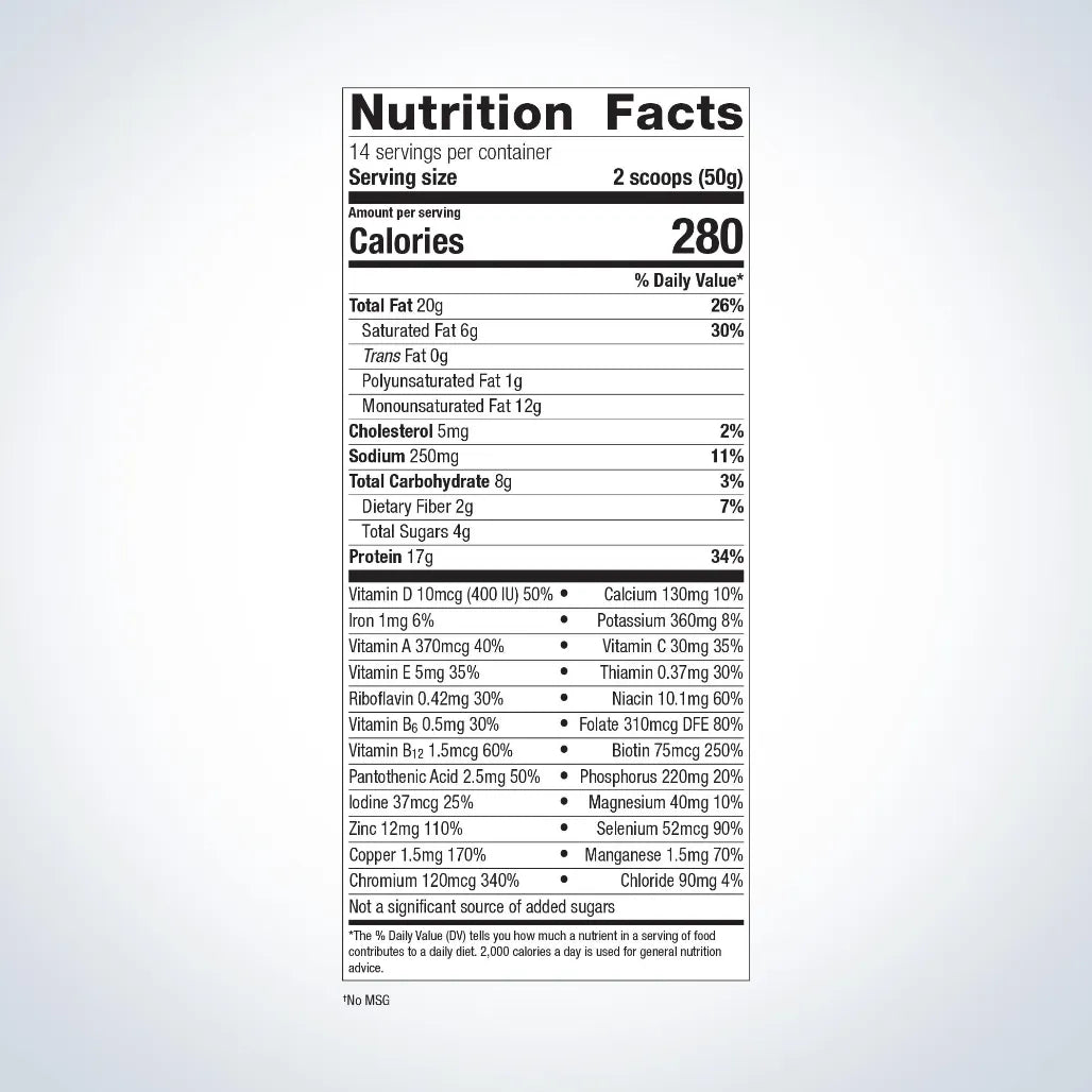 Metagenics Ketogenic Shake Vanilla 20 Servings