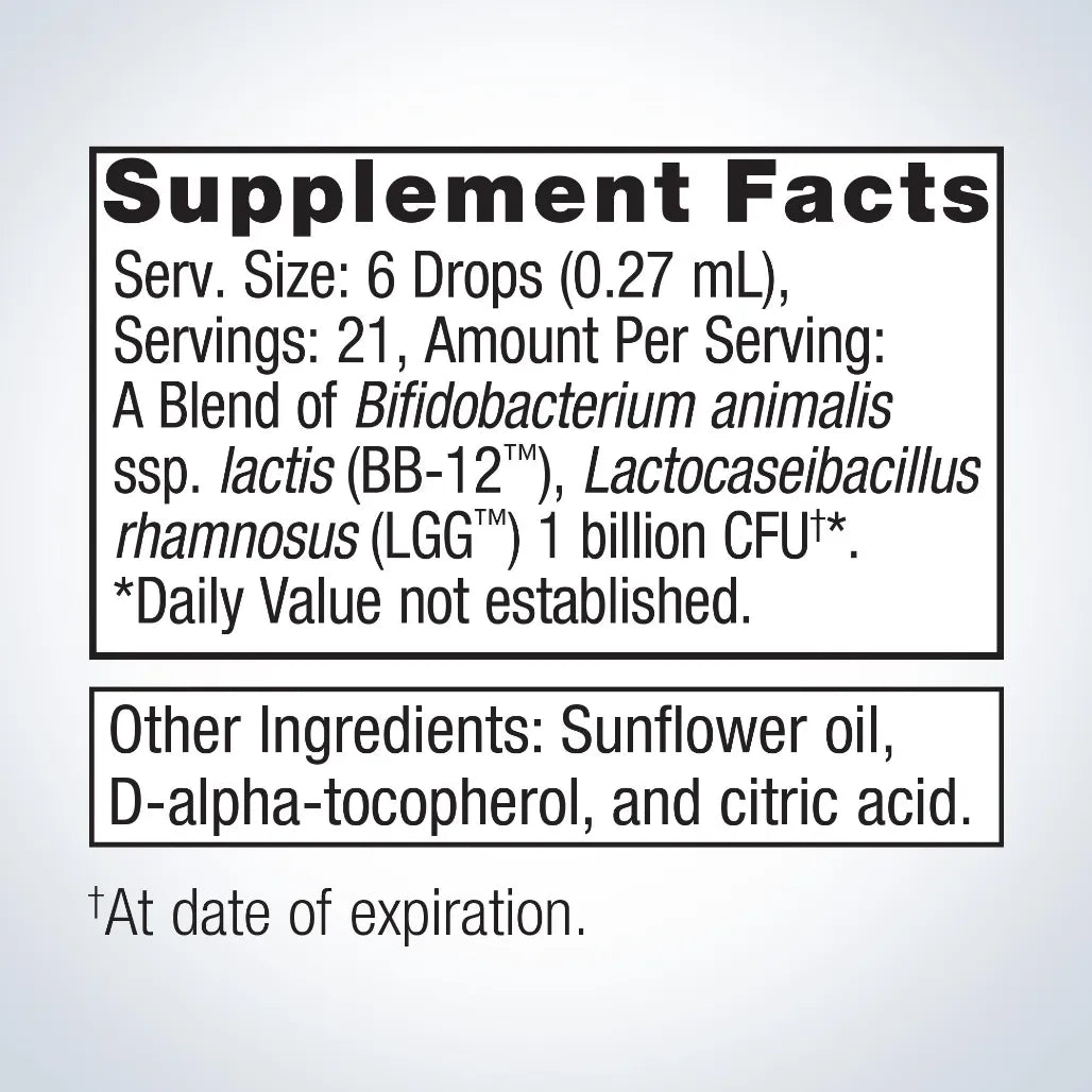 Daily gut and immune health support for infants and kids