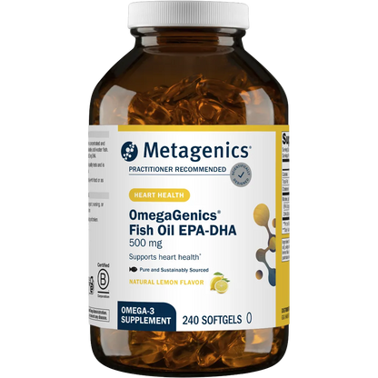 Metagenics OmegaGenics EPA-DHA 500 Lemon - 240 softgels
