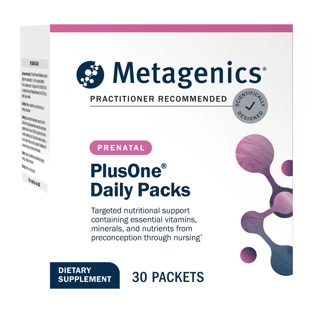 Metagenics PlusOne Daily Prenatal Packs supplement facts