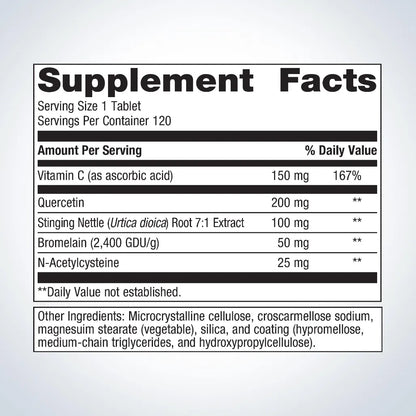 Metagenics Sinuplex 120 Tablets