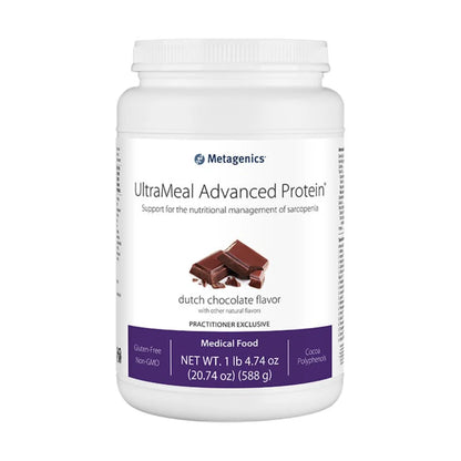 Metagenics UltraMeal Advanced Protein Dutch Chocolate - 20.74 oz