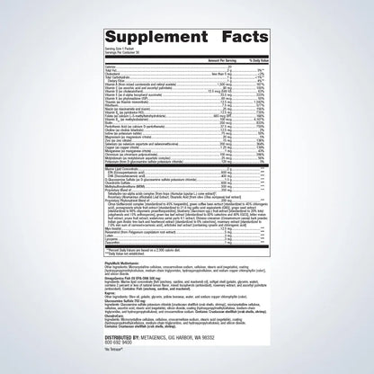 Targeted support for joint health, overall health, and wellness.
