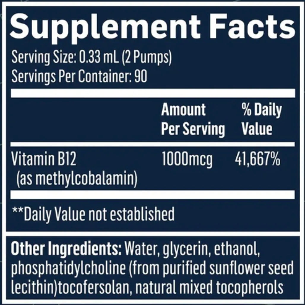 QuickSilver Scientific Methyl B 12 Liposomal - 1 oz