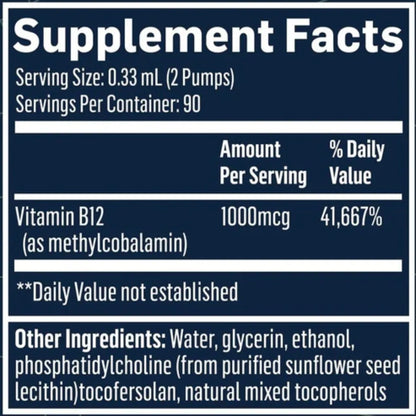 QuickSilver Scientific Methyl B 12 Liposomal - 1 oz