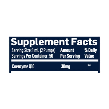 QuickSilver Scientific NanoEmulsified CoQ10 Ingredients