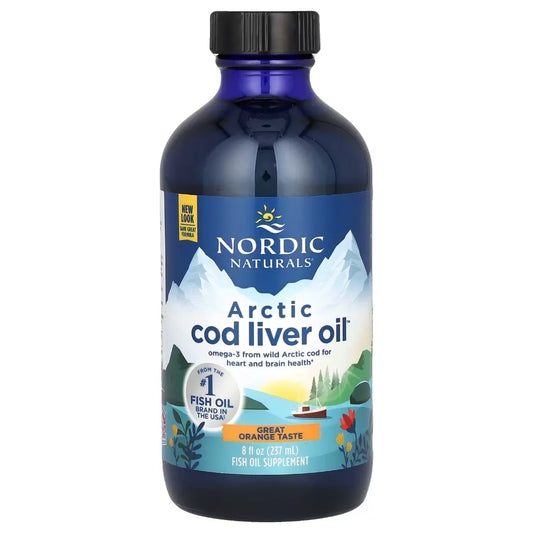 Nordic Naturals Arctic Cod Liver Oil Orange - Support Brain and Nervous System