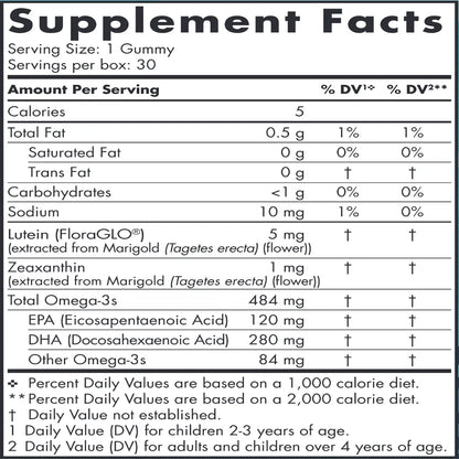 ingredient Nordic Naturals Children's Eye Health Gummies - Supports Eye Health