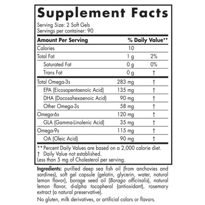 Ingredients Nordic Naturals Complete Omega Junior - Supports Optimal Brain Function