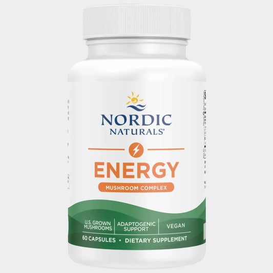 Nordic Naturals Energy Mushroom Complex - Supports Efficient Energy Production