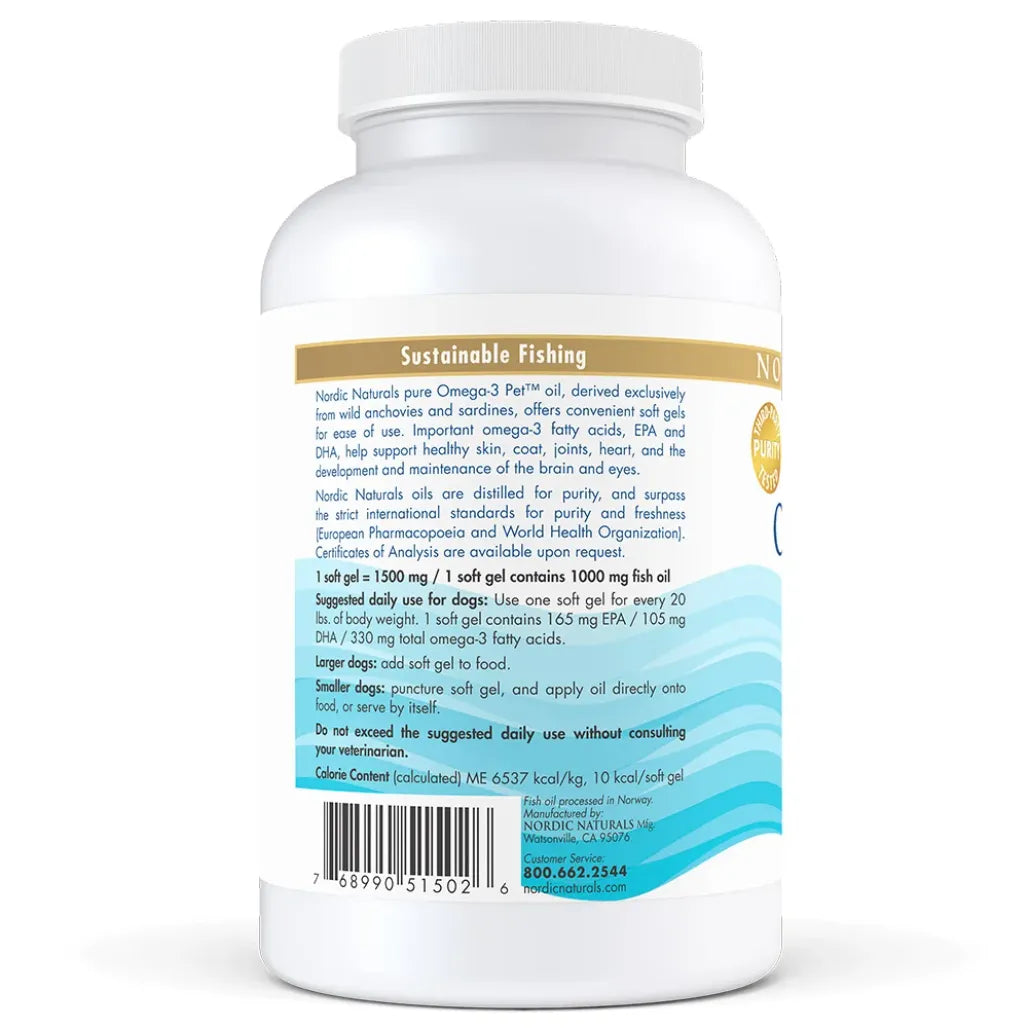 About Nordic Naturals Omega-3 Pet - Support Optimal Pet Health