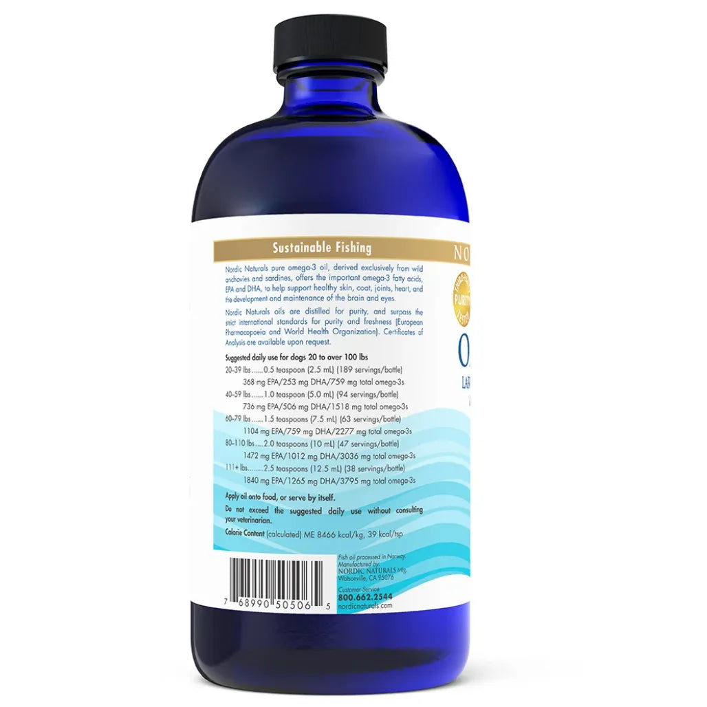 About Nordic Naturals Omega-3 Pet - For Large to Very Large Breed Dogs