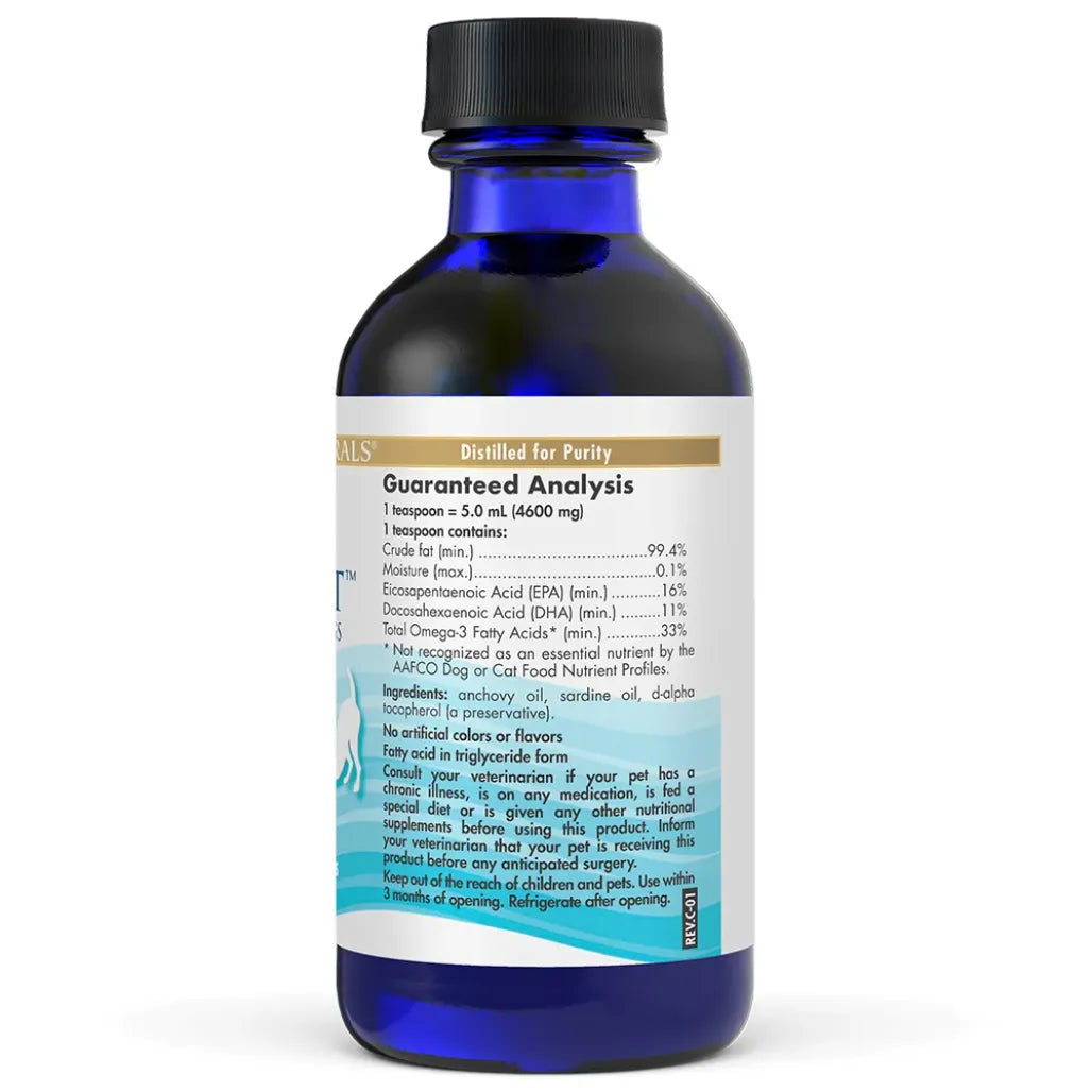 ingredients Nordic Naturals Omega-3 Pet Cats and Breeds Dogs - Maintain Overall Health For Your Pet