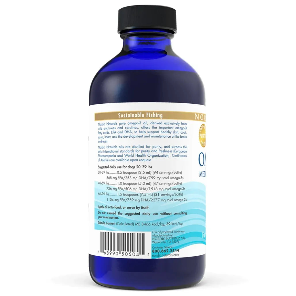 About Nordic Naturals Omega-3 Pet Medium to Large Dogs - Support Healthy Skin