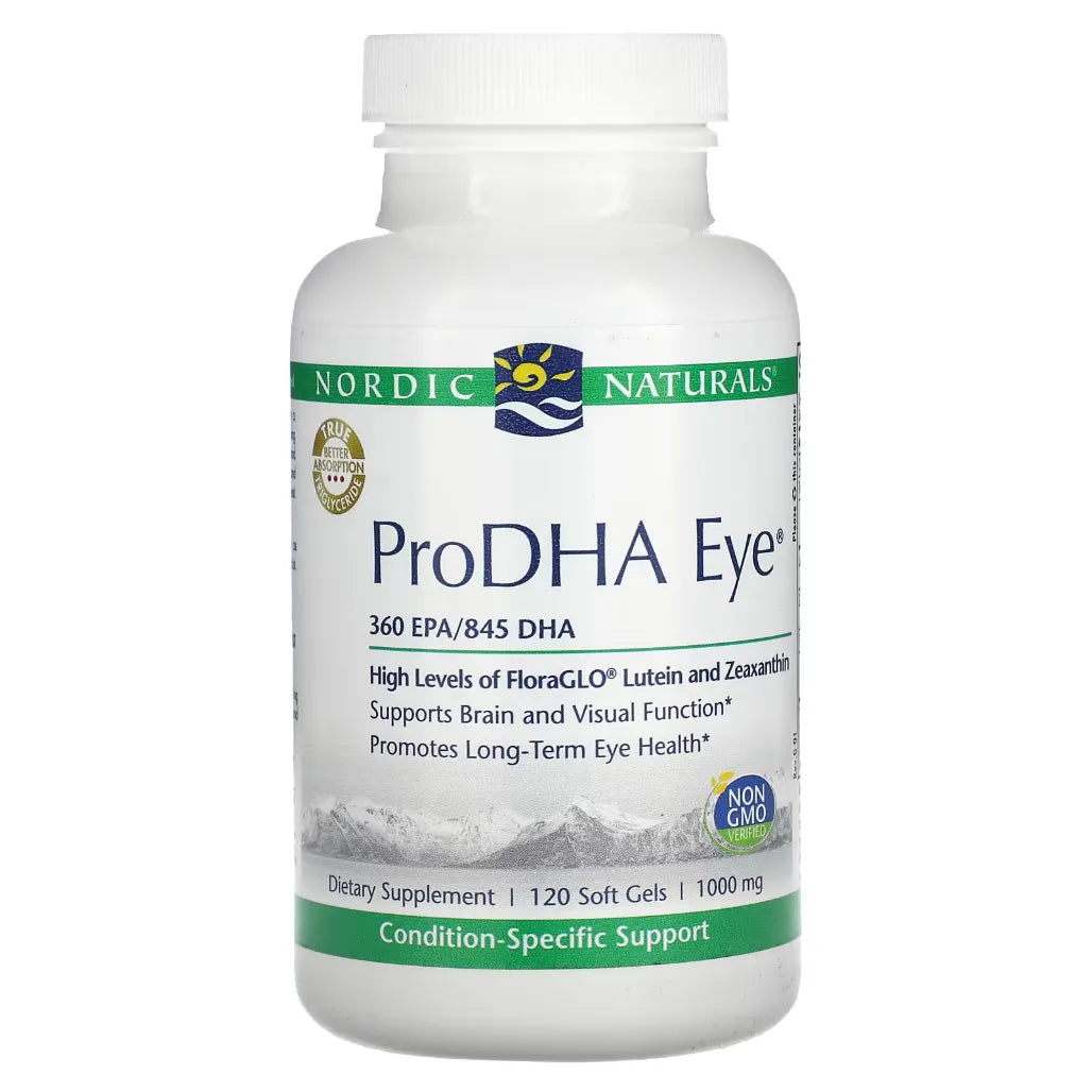 Nordic Naturals ProDHA Eye 1000 mg - Supports Brain and Visual Function