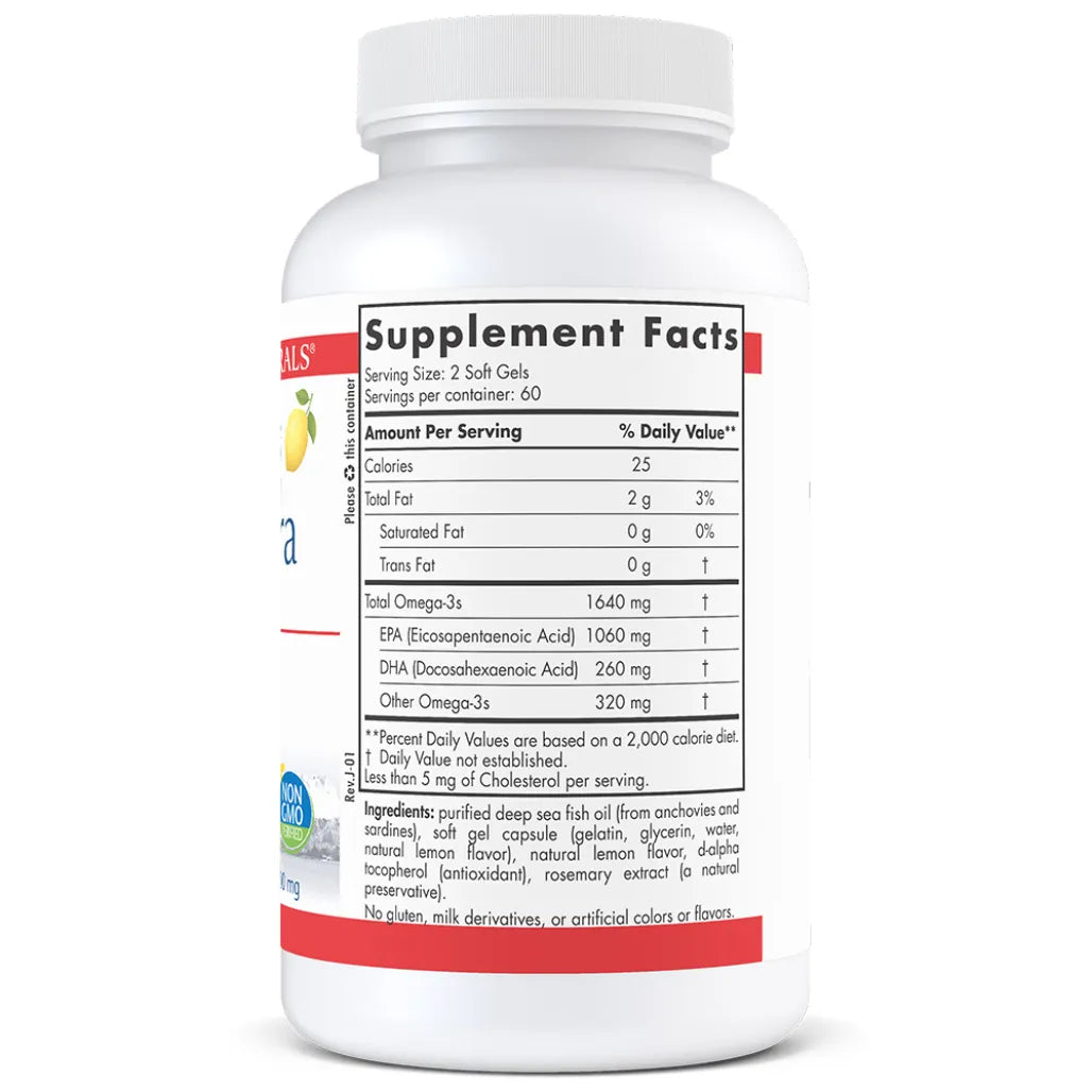 Ingredients of ProEPA Xtra Dietary Supplement - Omega-3s 1640 mg, EPA 1060 mg, DHA 260 mg