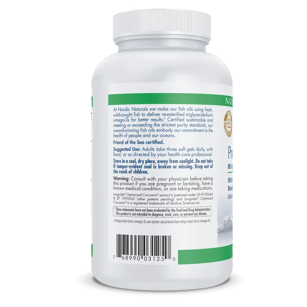 About Nordic Naturals ProOmega Curcumin
