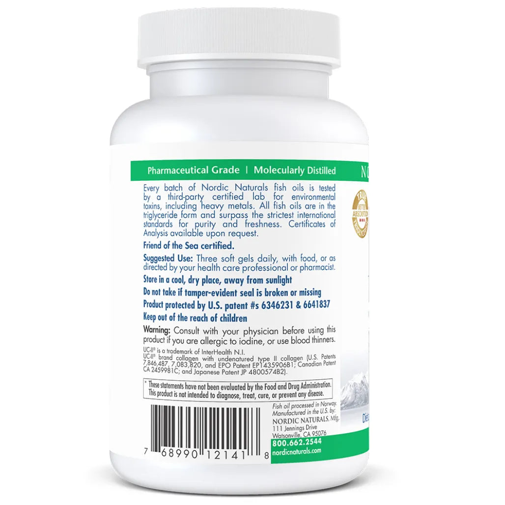 About Nordic Naturals ProOmega Joint Xtra - Promotes Joint Mobility and Comfort