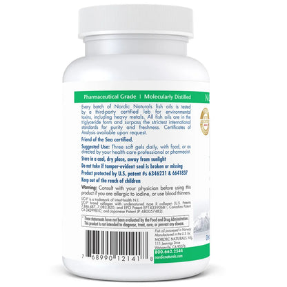About Nordic Naturals ProOmega Joint Xtra - Promotes Joint Mobility and Comfort