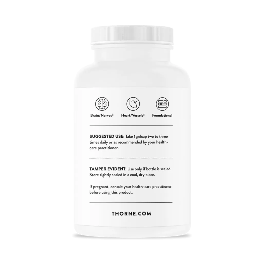Buy Thorne Omega-3 with CoQ10 90 gelcaps