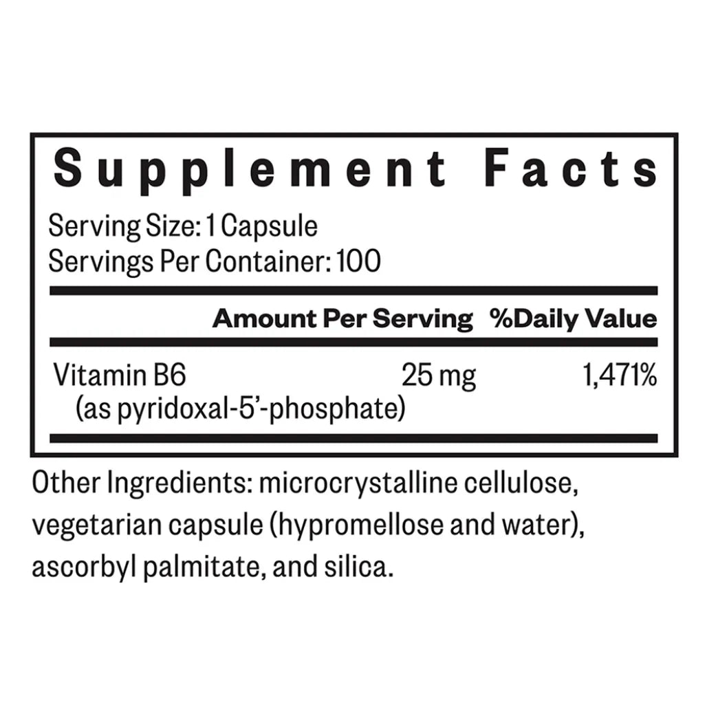 P-5-P (Pyridoxal 5-Phosphate) 25mg