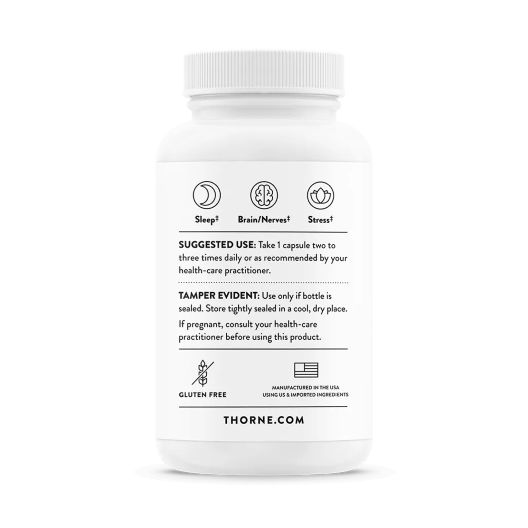 Thorne Phosphatidylserine - Suggested Use