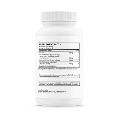 Thorne Phytoprofen 60 caps supplement facts