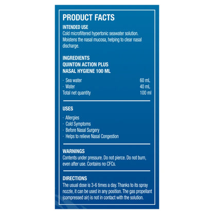 QuickSilver Scientific Quinton Action Plus - 100 spray