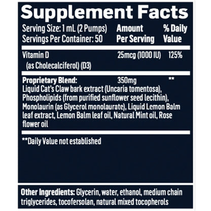 QuickSilver Scientific Cat's Claw Elite Supplement Ingredients