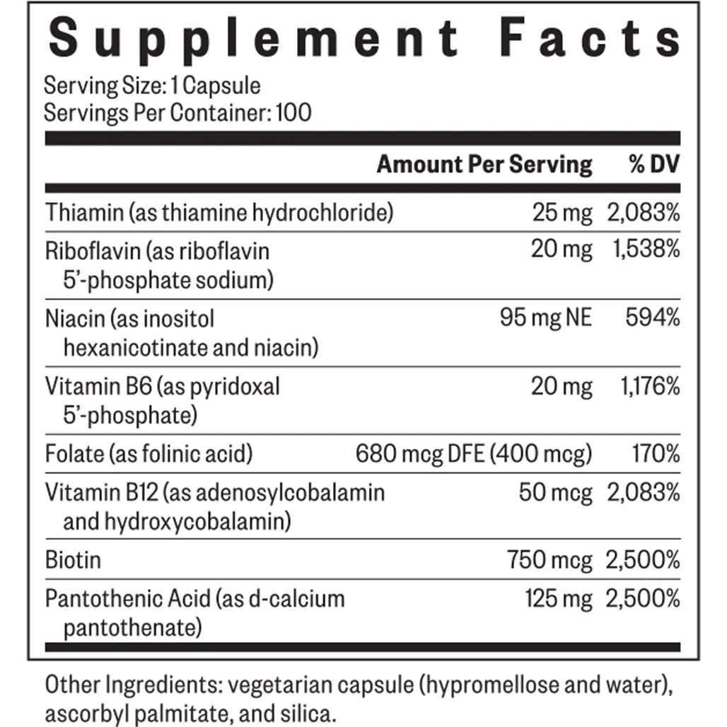 B Complex Plus Methyl-Free Seeking Health