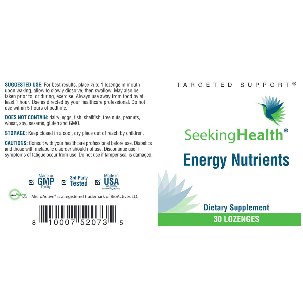 Seeking Health Dietary Supplement - Supports Focus and Memory