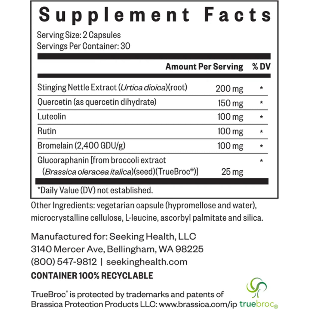 HistaminX Seeking Health