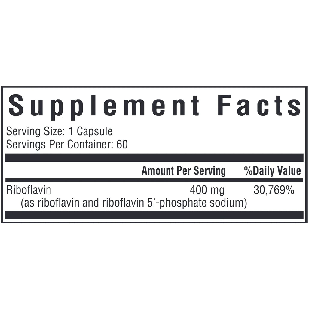 Riboflavin Seeking Health