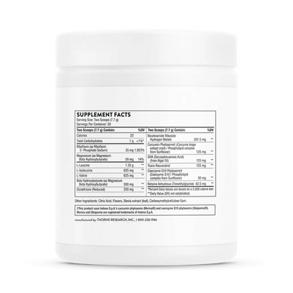 Thorne SynaQuell+ 12.6 oz supplement facts