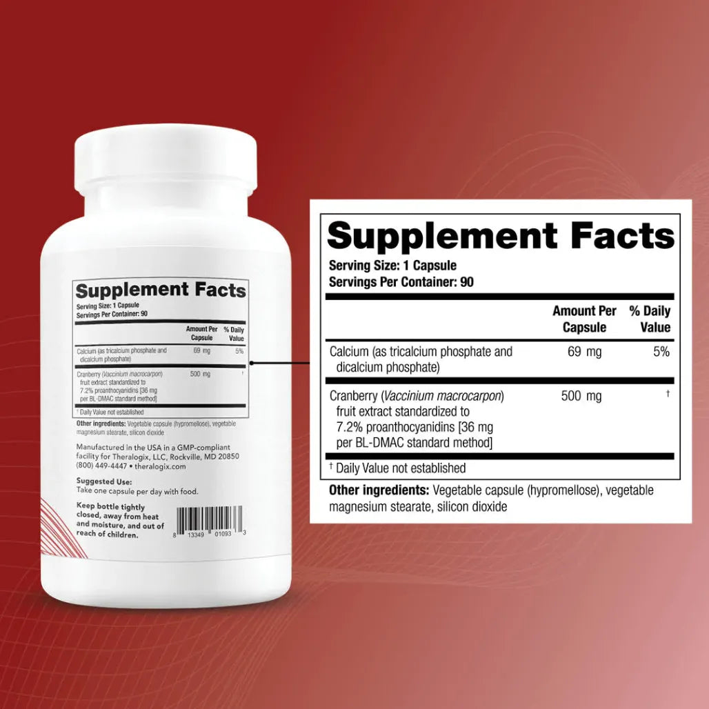  Theracran One Cranberry Supplement