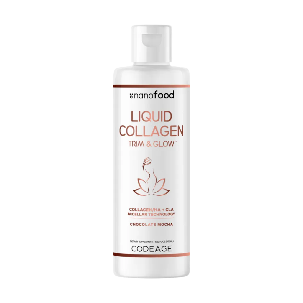 CodeAge Nanofood Trim & Glow Chocolate Mocha - For Women and Men's Wellness