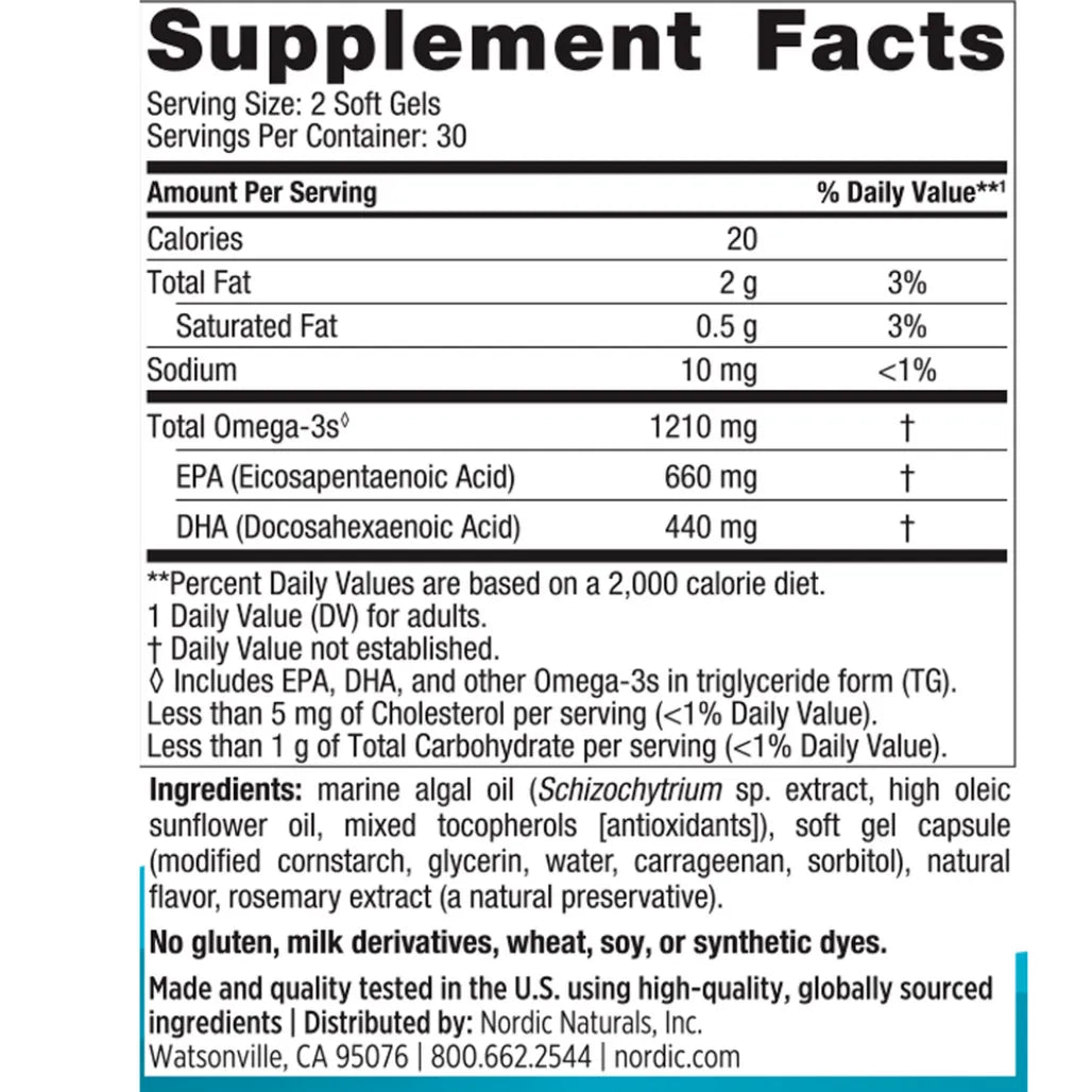 Ultimate Omega Plant Based by Nordic Naturals