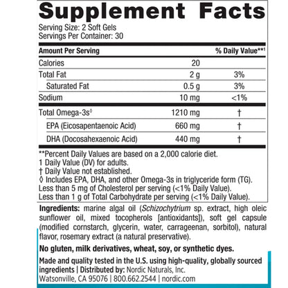 Ultimate Omega Plant Based by Nordic Naturals