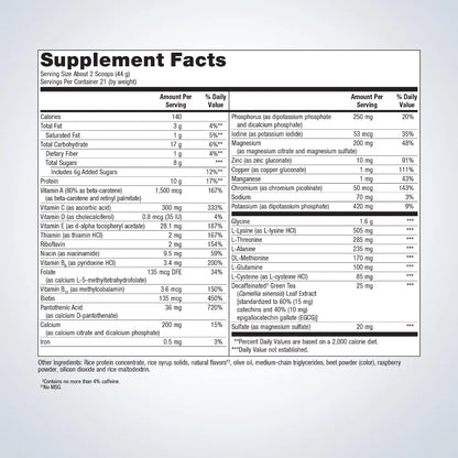 Advanced nutritional support for metabolic detoxification.