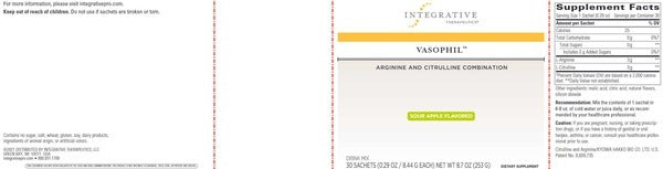 Buy Integrative Therapeutics VASOPHIL 30 sachets