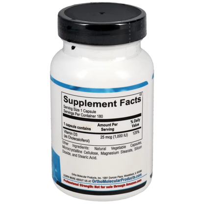 Vitamin D 1,000 IU Ortho Molecular Products