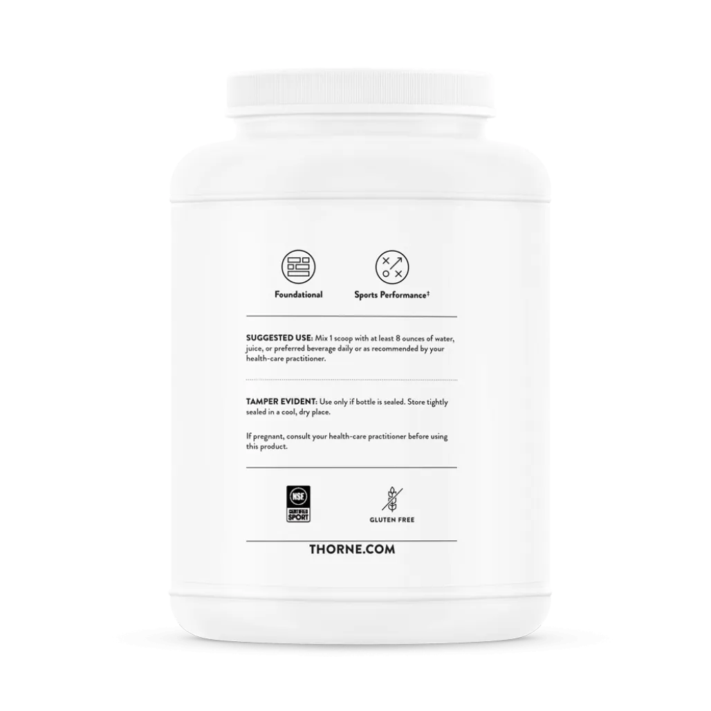 Buy Thorne Whey Protein Isolate Vanilla NSF 