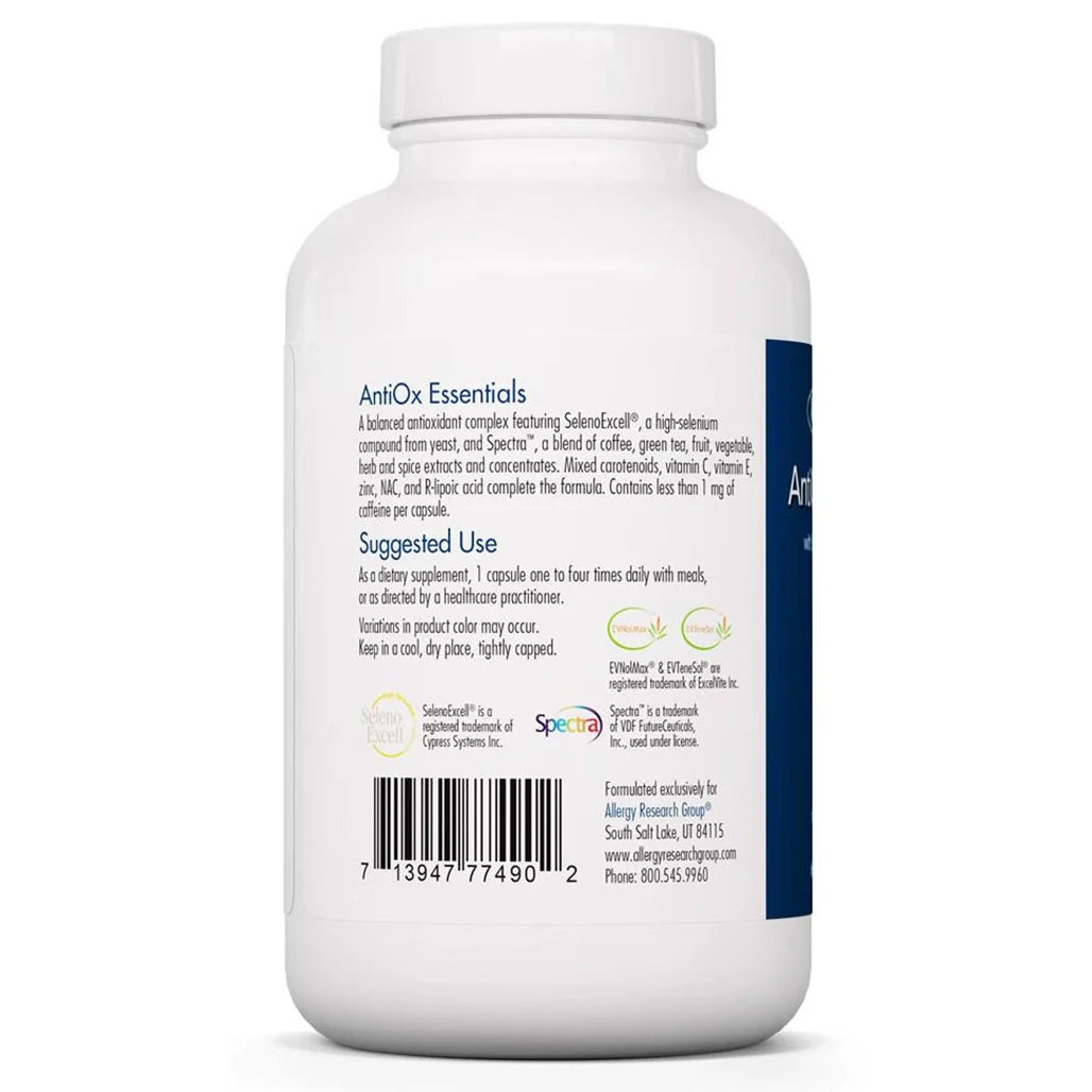 Buy Allergy Research Group AntiOx Essentials - 60 vegcaps